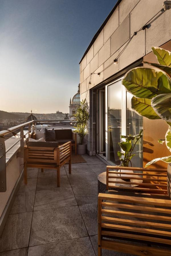 Turnkey I Central Apartment With Terrace Prag Dış mekan fotoğraf